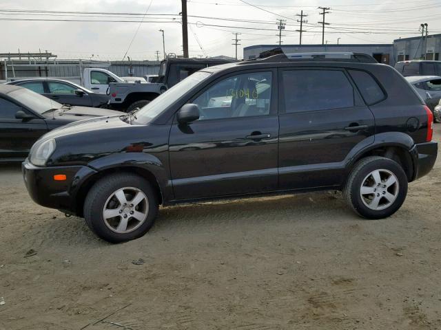 KM8JM12B55U118280 - 2005 HYUNDAI TUCSON GL BLACK photo 9