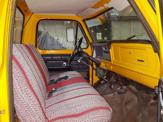 F25BLX28774 - 1975 FORD F 250 YELLOW photo 5