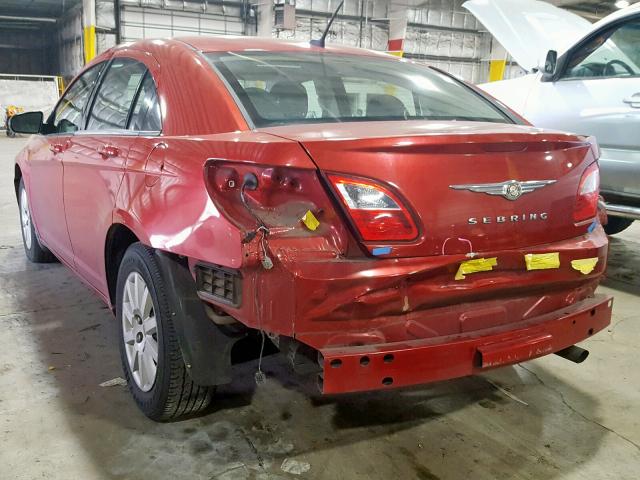 1C3CC4FBXAN202132 - 2010 CHRYSLER SEBRING TO RED photo 3