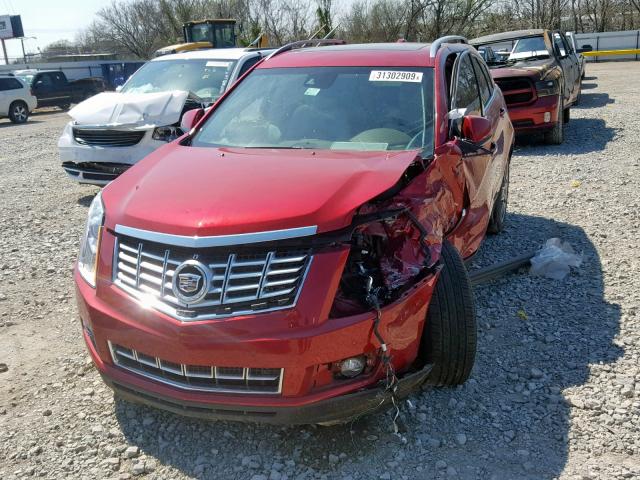 3GYFNDE37FS571633 - 2015 CADILLAC SRX PREMIU RED photo 9