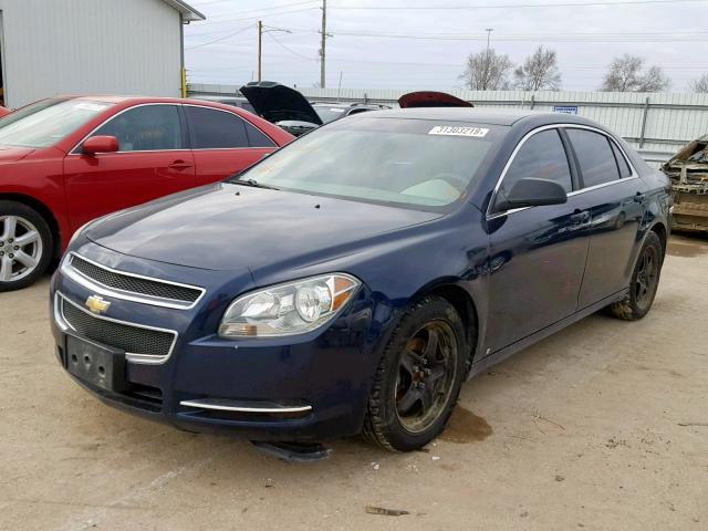 1G1ZG57B09F166867 - 2009 CHEVROLET MALIBU LS BLUE photo 2