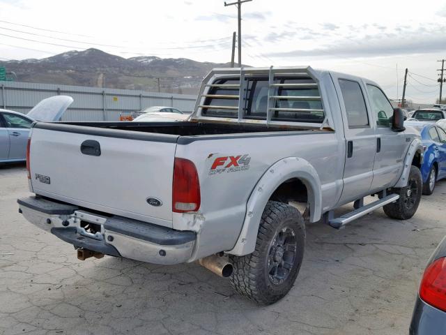 1FTSW31P74EE08718 - 2004 FORD F350 SRW S SILVER photo 4