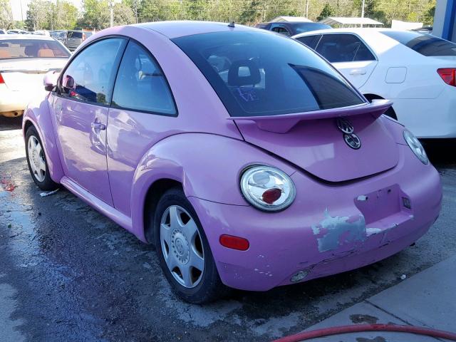 3VWCC21C9YM410987 - 2000 VOLKSWAGEN NEW BEETLE ვარდისფერი ფოტო 3