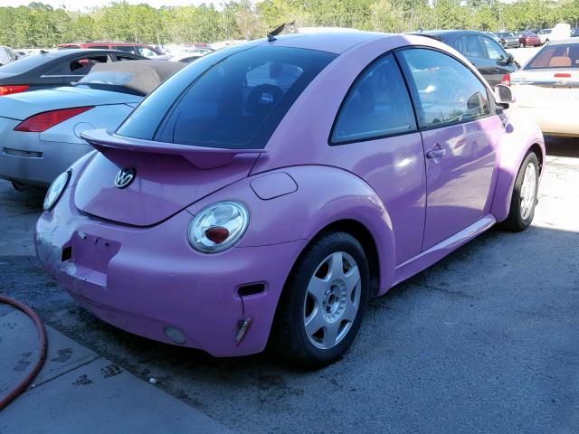 3VWCC21C9YM410987 - 2000 VOLKSWAGEN NEW BEETLE ვარდისფერი ფოტო 4