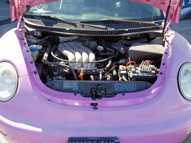 3VWCC21C9YM410987 - 2000 VOLKSWAGEN NEW BEETLE ვარდისფერი ფოტო 7