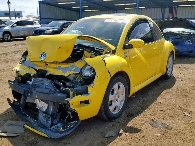 3VWCB21C52M432270 - 2002 VOLKSWAGEN NEW BEETLE Gelb Foto 2