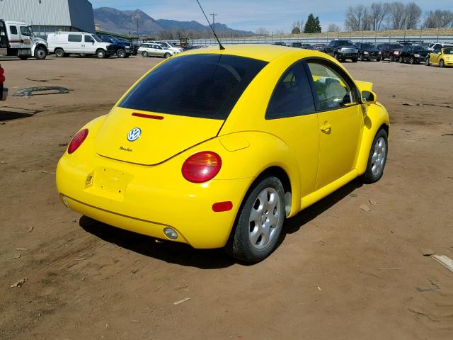 3VWCB21C52M432270 - 2002 VOLKSWAGEN NEW BEETLE Gelb Foto 4