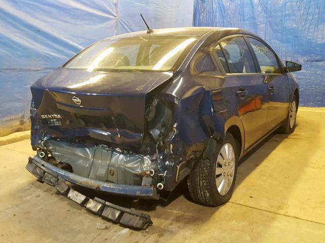 3N1AB61E88L739694 - 2008 NISSAN SENTRA 2.0 BLUE photo 4