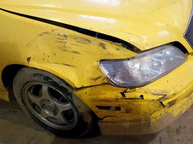 JA3AJ86E73U609987 - 2003 MITSUBISHI LANCER OZ YELLOW photo 9