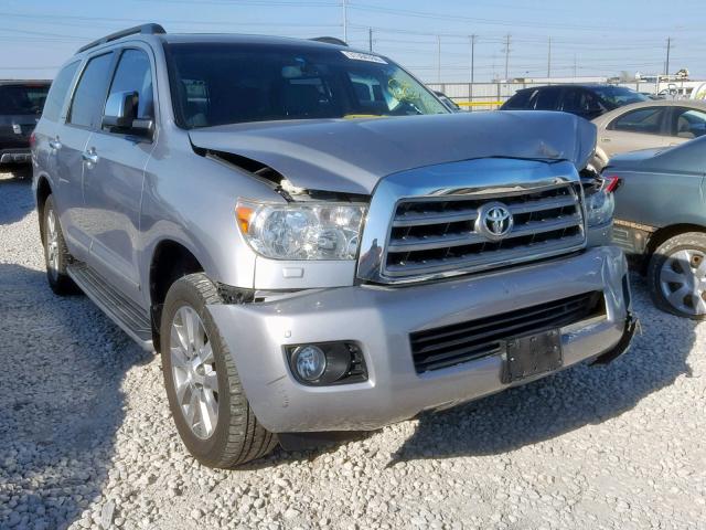 5TDKY5G1XBS035125 - 2011 TOYOTA SEQUOIA LI SILVER photo 1