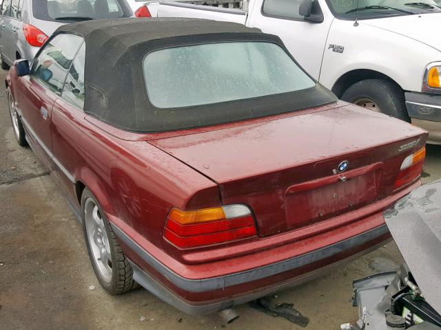 WBABK5324SEC85837 - 1995 BMW 318 IC RED photo 3