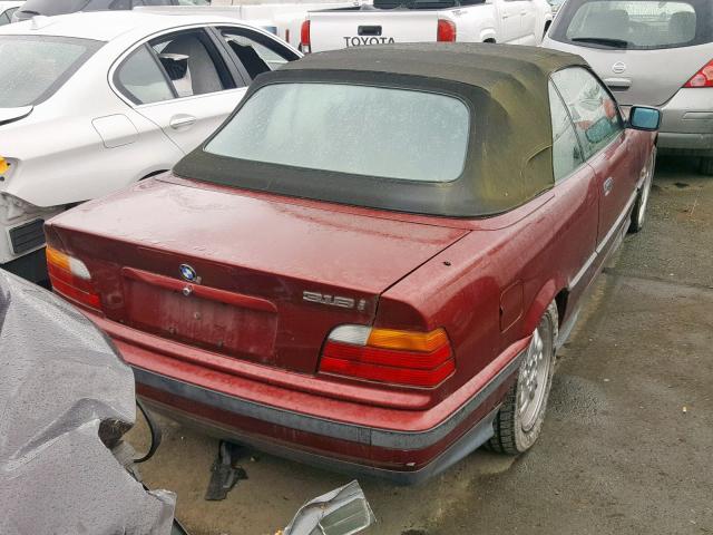WBABK5324SEC85837 - 1995 BMW 318 IC RED photo 4