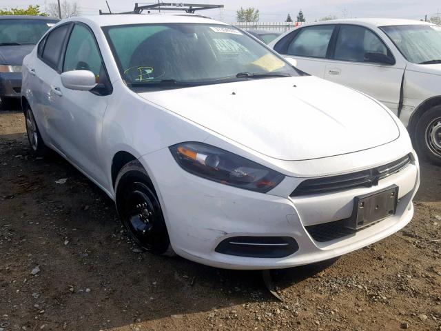 1C3CDFBH5FD201454 - 2015 DODGE DART SXT WHITE photo 1