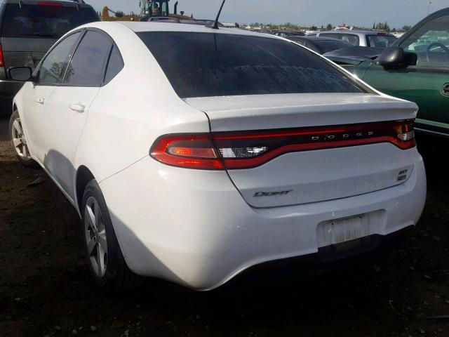 1C3CDFBH5FD201454 - 2015 DODGE DART SXT WHITE photo 3