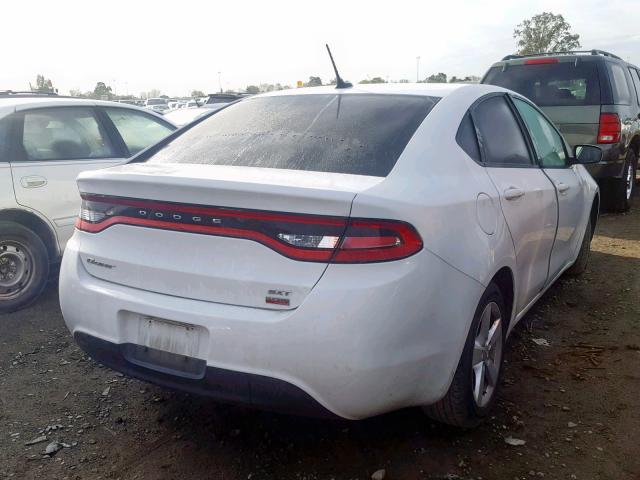 1C3CDFBH5FD201454 - 2015 DODGE DART SXT WHITE photo 4