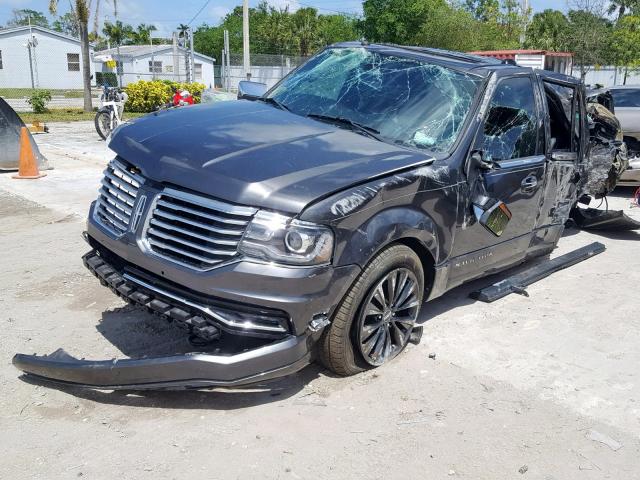 5LMJJ2HT9GEL06616 - 2016 LINCOLN NAVIGATOR 灰色 照片 2