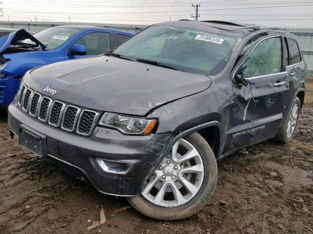 1C4RJFBG7HC754265 - 2017 JEEP GRAND CHER GRAY photo 2