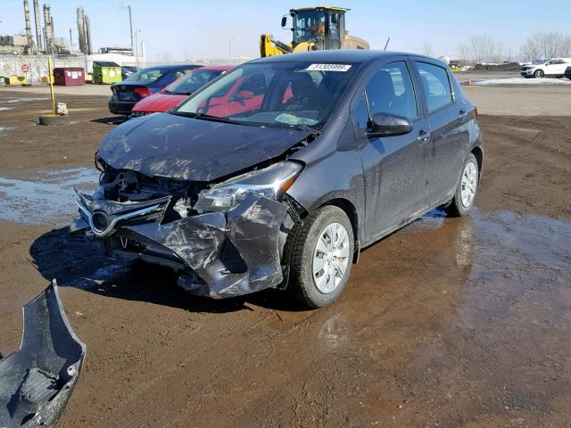 VNKKTUD37GA070750 - 2016 TOYOTA YARIS L GRAY photo 2