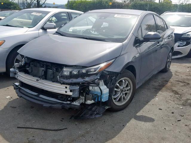 JTDKARFP9J3076203 - 2018 TOYOTA PRIUS PRIM 灰色 照片 2