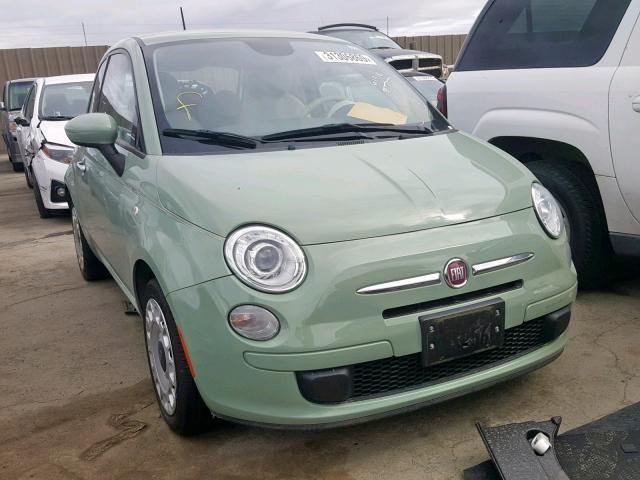 3C3CFFAR8ET258230 - 2014 FIAT 500 POP GREEN photo 1