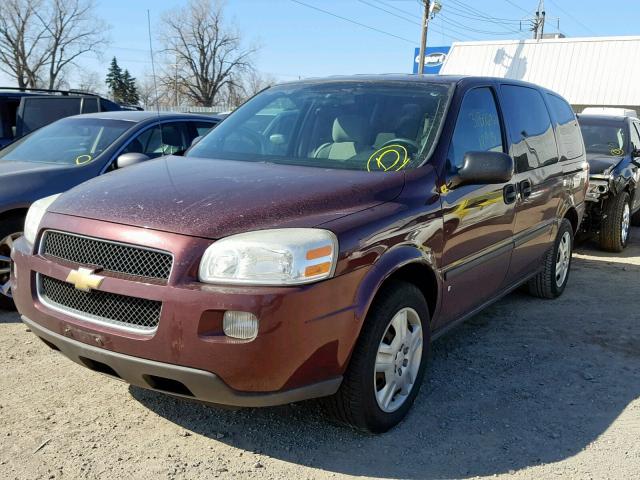 1GNDV23188D118926 - 2008 CHEVROLET UPLANDER L Tünd qırmızı foto 2
