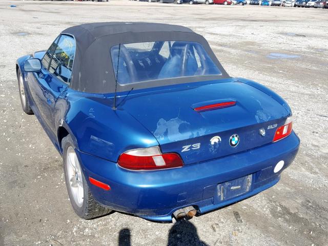 WBACH9342YLM91123 - 2000 BMW Z3 2.3 BLUE photo 3