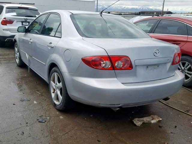 1YVFP80D345N81097 - 2004 MAZDA 6 S SILVER photo 3