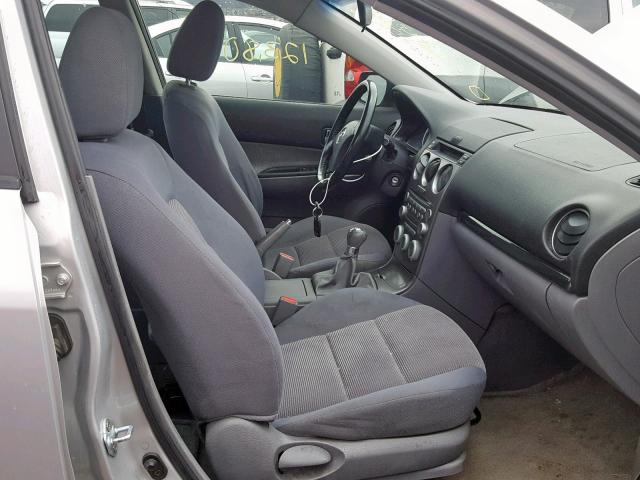 1YVFP80D345N81097 - 2004 MAZDA 6 S SILVER photo 5