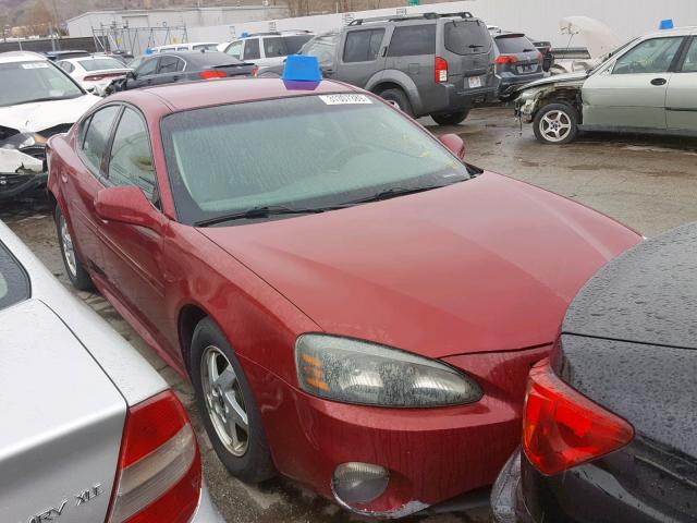 2G2WP522541207421 - 2004 PONTIAC GRAND PRIX BURGUNDY photo 1
