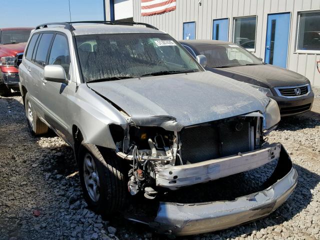 JTEGD21A470165920 - 2007 TOYOTA HIGHLANDER SILVER photo 1