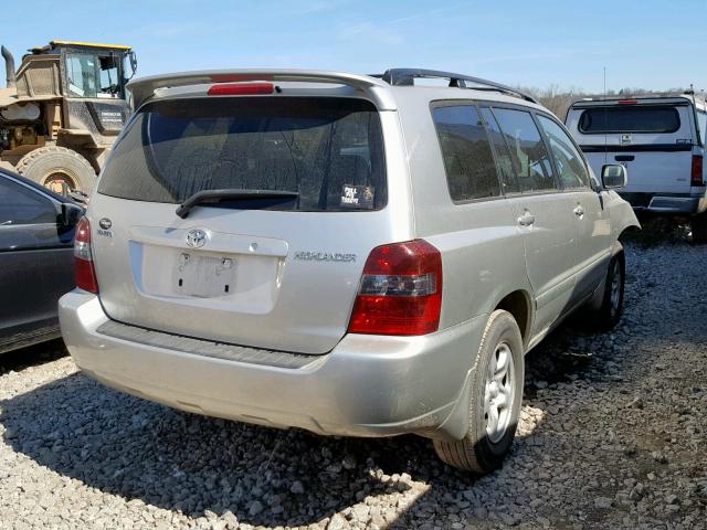 JTEGD21A470165920 - 2007 TOYOTA HIGHLANDER SILVER photo 4