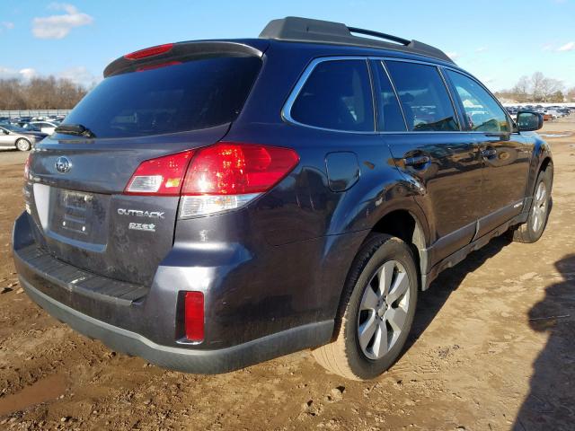 4S4BRBCC4C3267950 - 2012 SUBARU OUTBACK 2.5I PREMIUM  photo 4