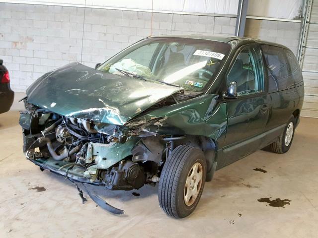 2B4FP25B7VR285804 - 1997 DODGE CARAVAN GREEN photo 2