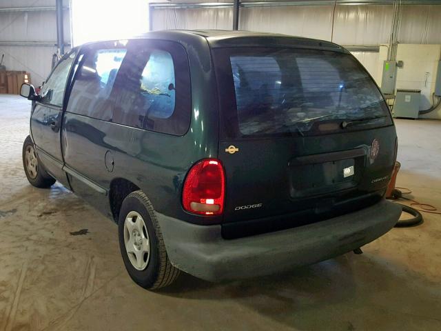 2B4FP25B7VR285804 - 1997 DODGE CARAVAN GREEN photo 3