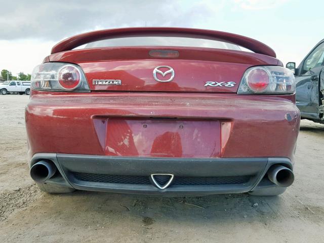 JM1FE173740114195 - 2004 MAZDA RX8 RED photo 10