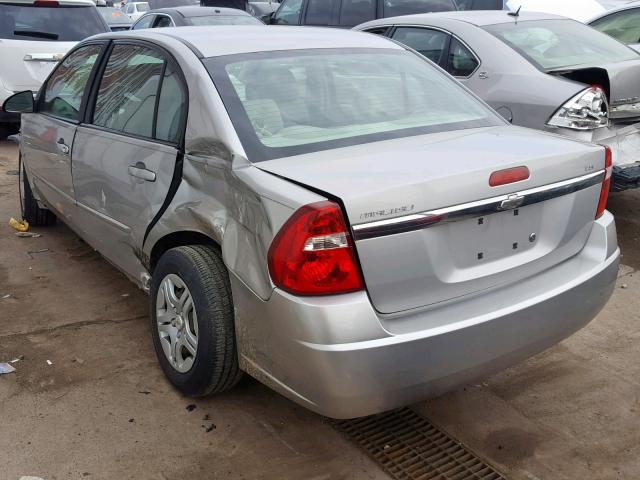 1G1ZS51F86F134478 - 2006 CHEVROLET MALIBU LS SILVER photo 3