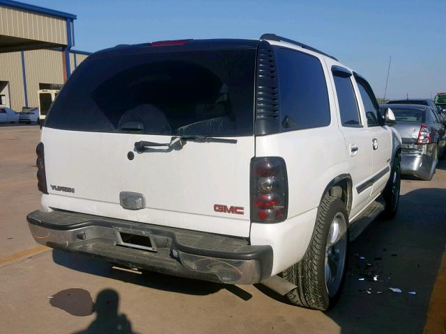 1GKEC13Z34J262418 - 2004 GMC YUKON WHITE photo 4