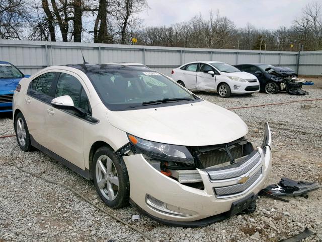 1G1RA6E40CU117943 - 2012 CHEVROLET VOLT WHITE photo 1