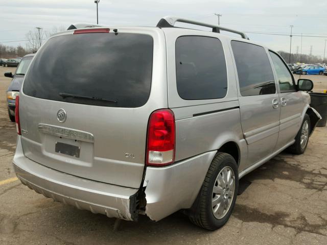 5GADV33L36D147474 - 2006 BUICK TERRAZA CX SILVER photo 4