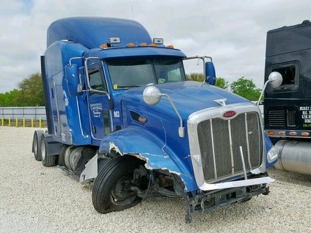 1XPHD49XXCD145234 - 2012 PETERBILT 386 BLUE photo 1