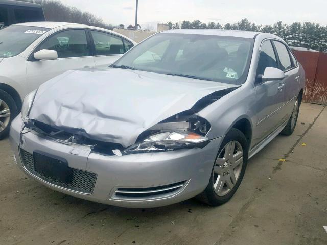 2G1WB5E32E1157148 - 2014 CHEVROLET IMPALA LIM SILVER photo 2