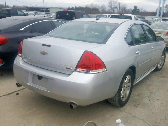 2G1WB5E32E1157148 - 2014 CHEVROLET IMPALA LIM SILVER photo 4