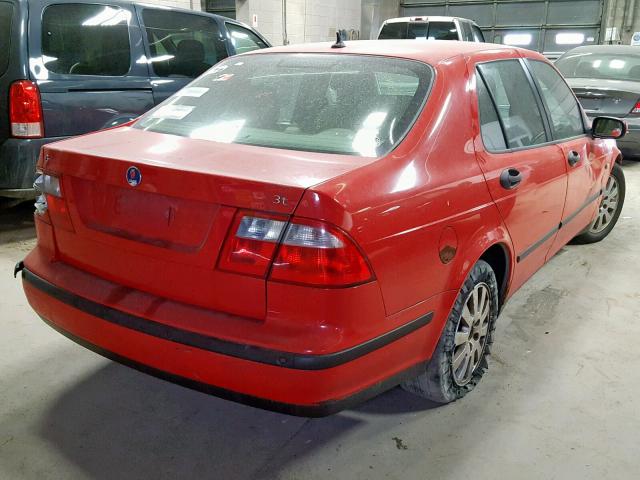 YS3EB49E033006897 - 2003 SAAB 9-5 LINEAR RED photo 4