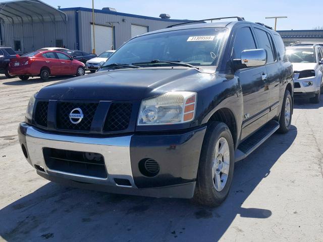 5N1AA08A76N739243 - 2006 NISSAN ARMADA SE BLACK photo 2