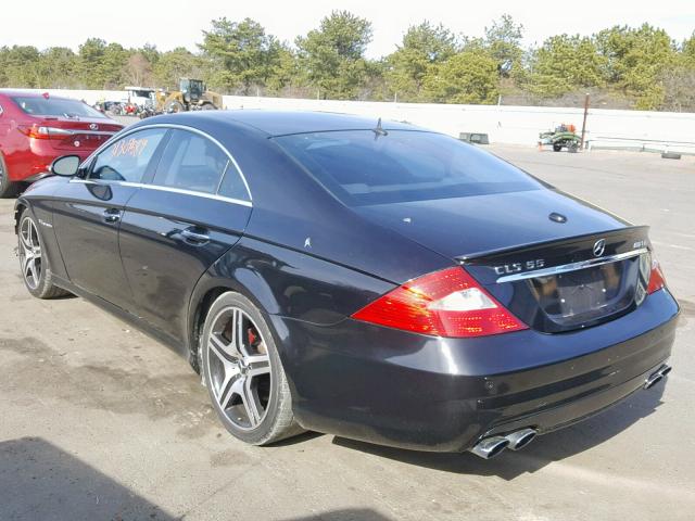 WDDDJ76X86A046261 - 2006 MERCEDES-BENZ CLS 55 AMG BLACK photo 3