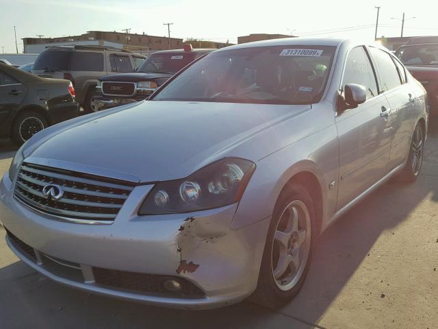 JNKBY01EX6M204266 - 2006 INFINITI M45 BASE SILVER photo 2