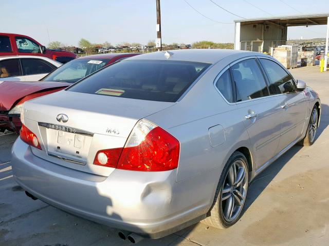 JNKBY01EX6M204266 - 2006 INFINITI M45 BASE SILVER photo 4