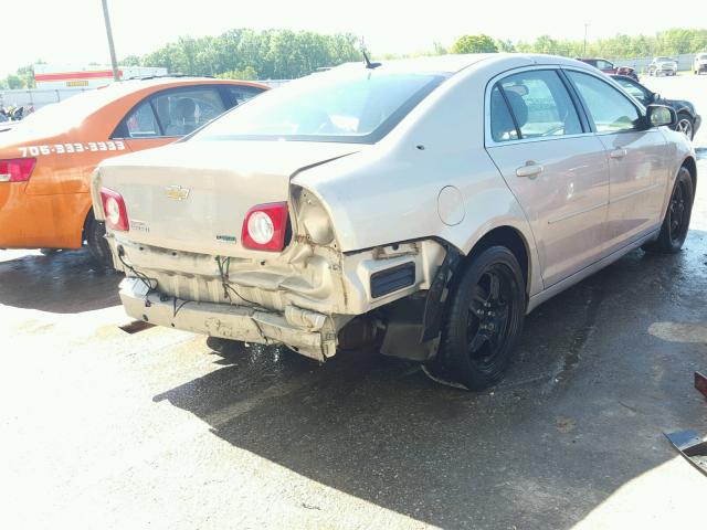 1G1ZA5EU6BF144044 - 2011 CHEVROLET MALIBU LS ოქროსფერი ფოტო 4
