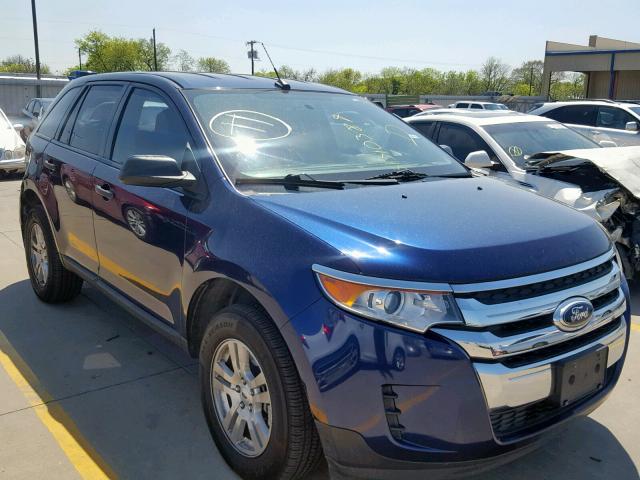 2FMDK3GC6BBB07824 - 2011 FORD EDGE SE BLUE photo 1