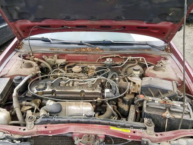 1N4BU31D8TC179798 - 1996 NISSAN ALTIMA XE BURGUNDY photo 7